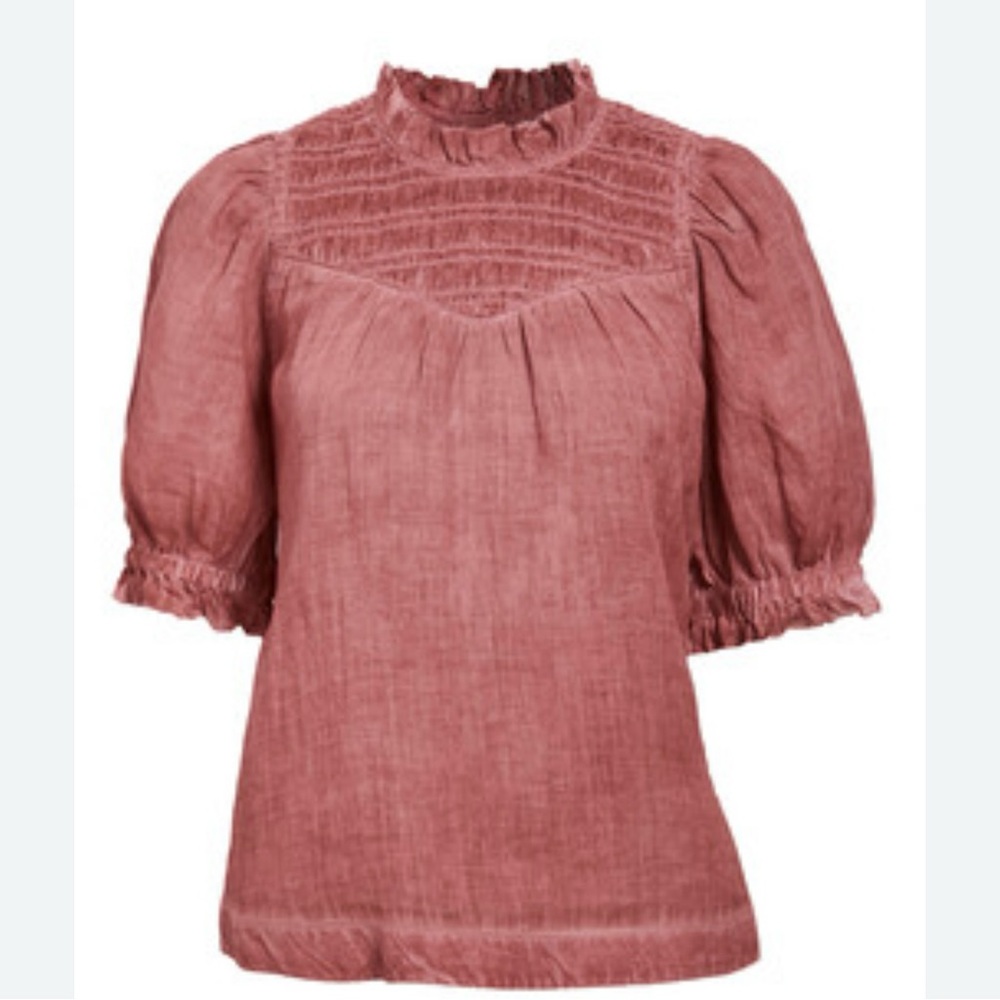 NWT Sea New York Yara Shirred Yoke Top. Size 4